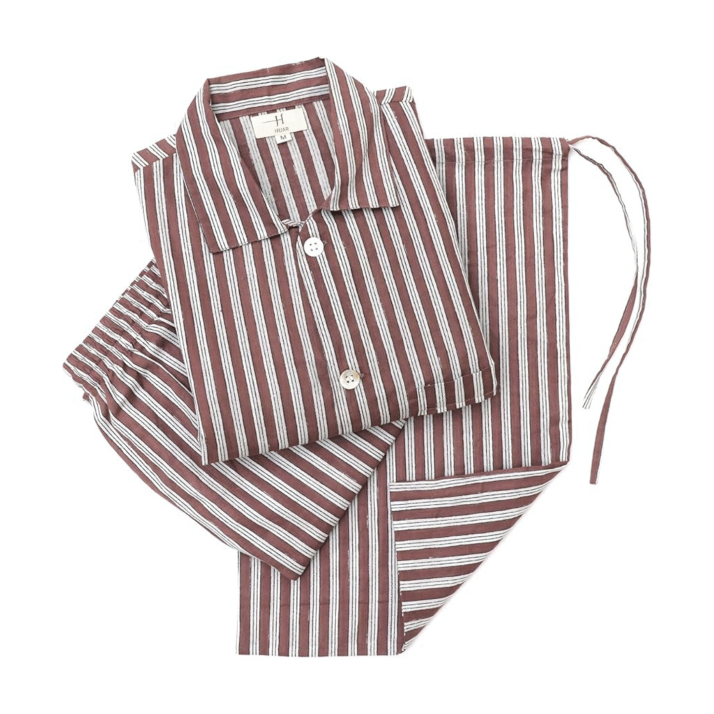 Huar Men's 100% Cotton Pajamas Set