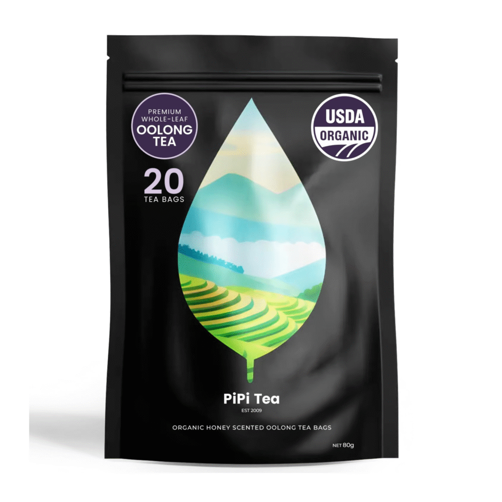 PiPi Tea Organic Oolong Tea Bags