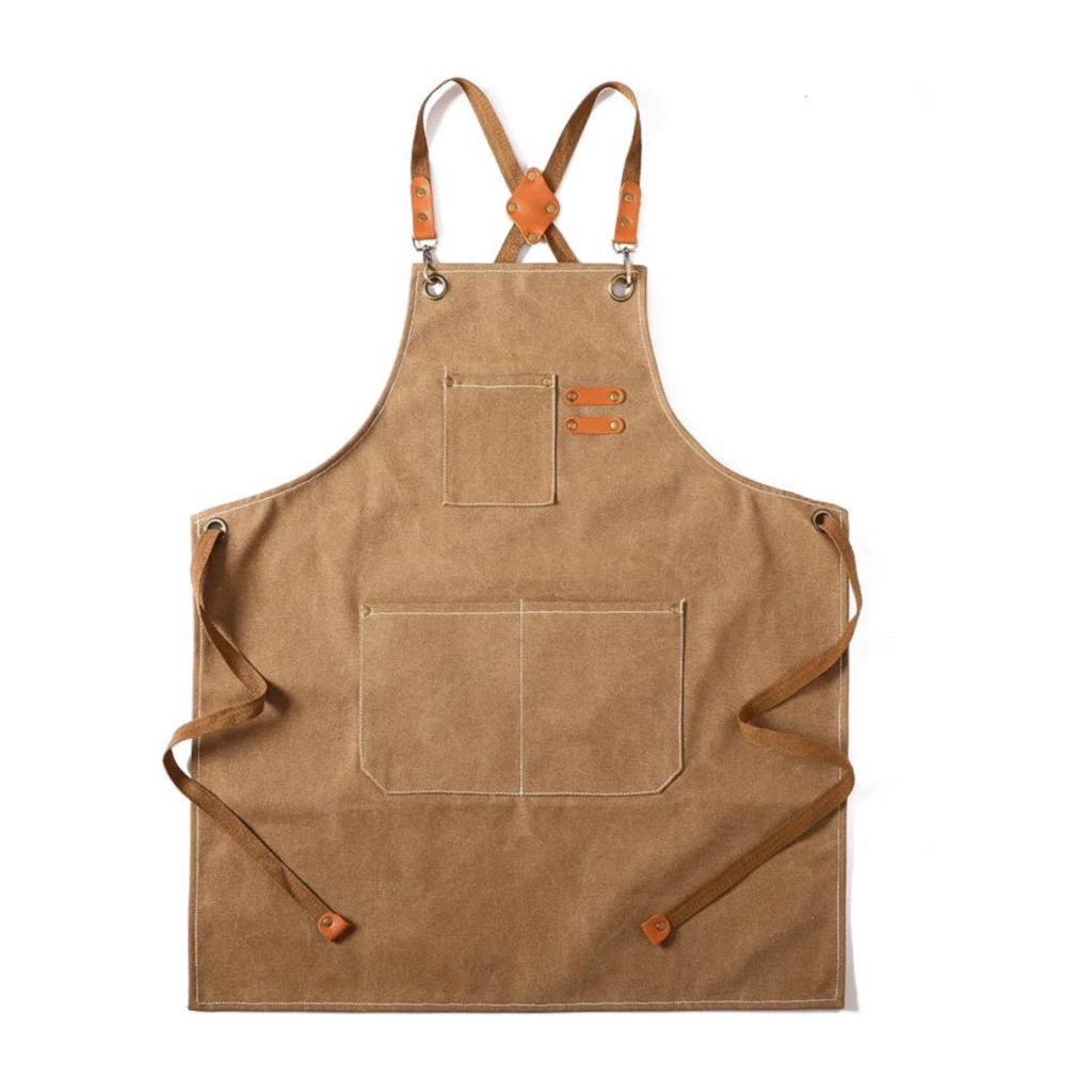 Tosewever Canvas Cross Back Chef Cotton Apron
