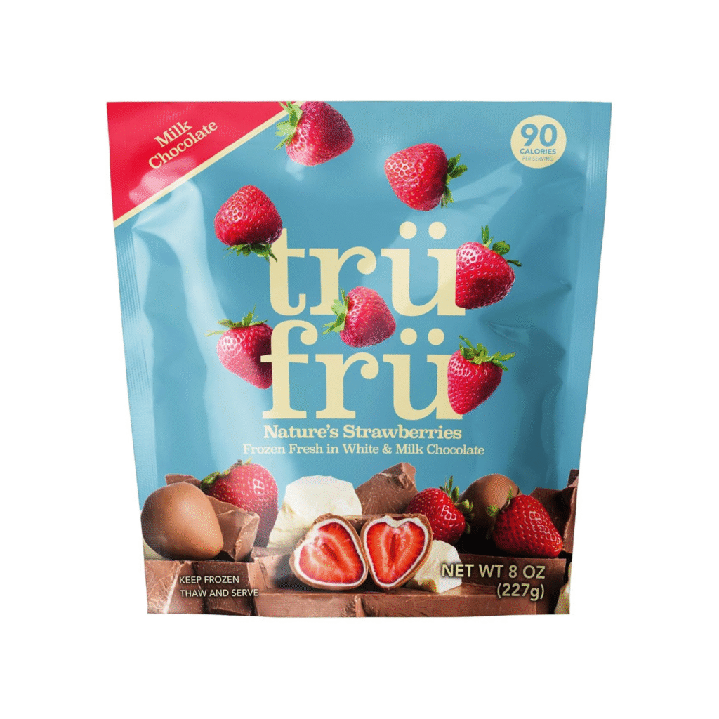 Tru Fru Frozen Strawberries White And Milk Chocolate